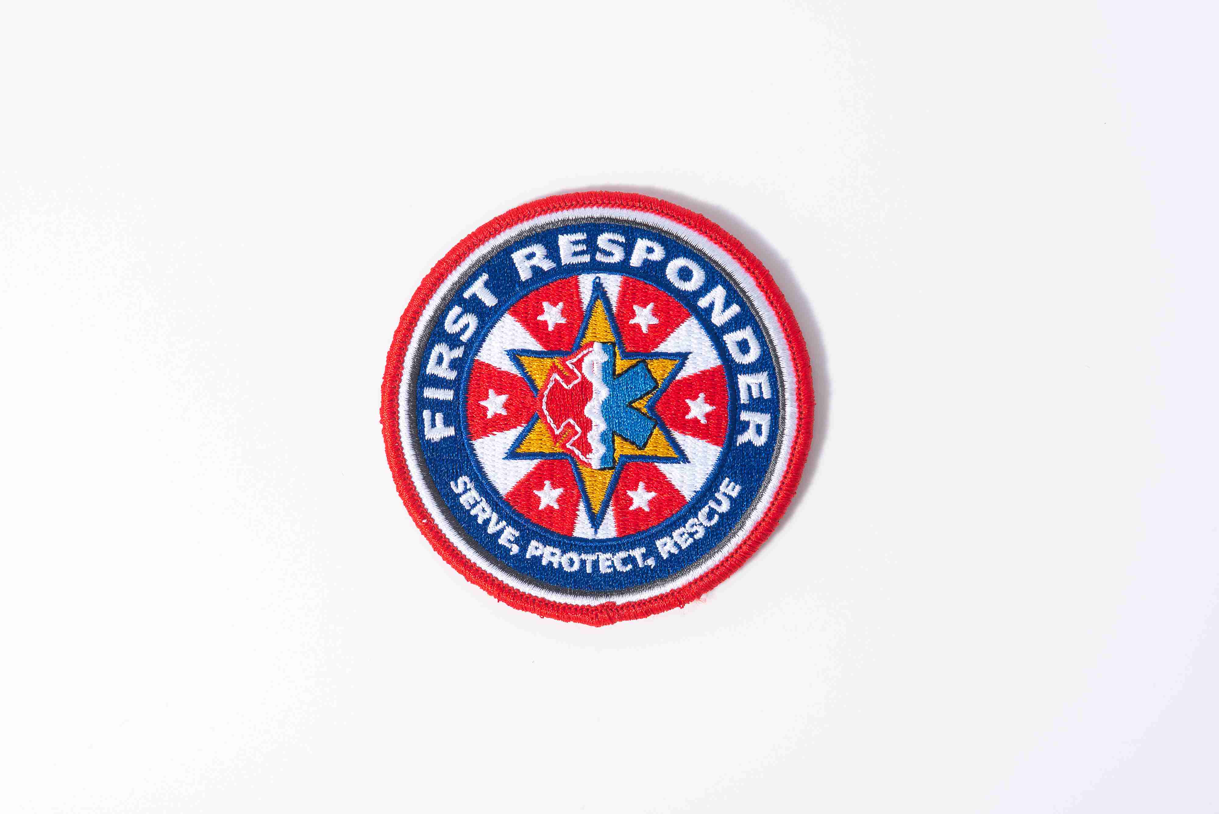 Cheap Price Customized Embroidery Badge with Velcro Backing for School Patches