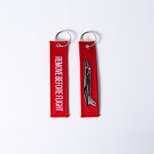 Factory Wholesale Price High Quality Embroidery Keychain