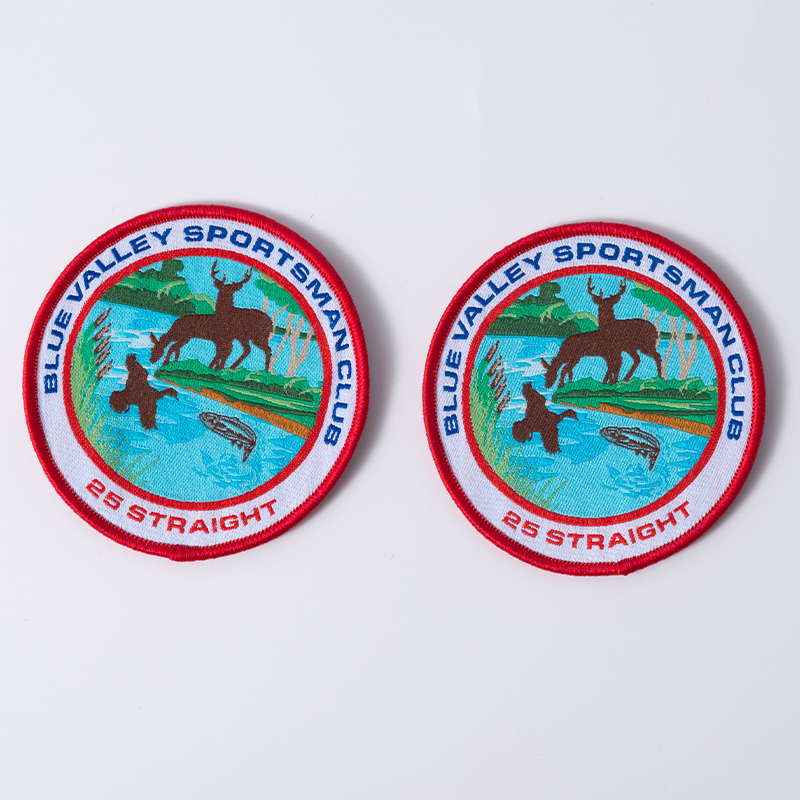 Customized High Quality Factory Wholesale Woven Patches Badge