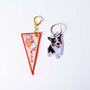 Cute Animal Embroidery Keychain For Gift