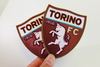 Factory Wholesale Iron-on Backing Flock Patch for Football Club Badge Emblem