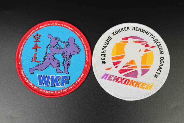 High Quality Customized Factory Price Woven Patch with Sew Backing for Clothing Badge