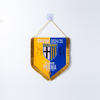 High Quality Customized Fctory Double Side Embroidery Pennants for Football Club Soccer Flag Pennants